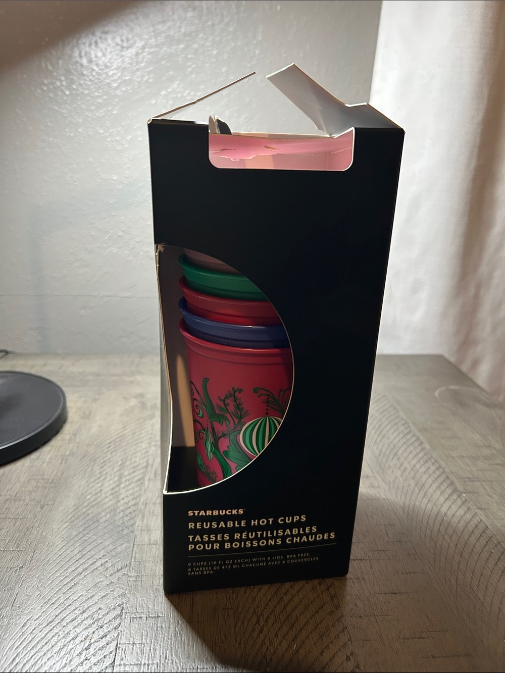 Starbucks Reusable Hot Cups - Red, Green, Blue, Pink
